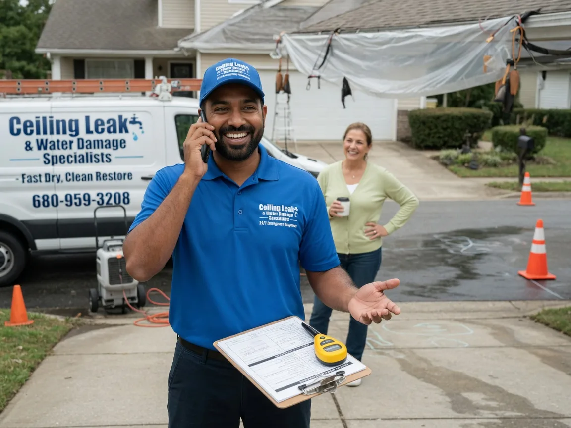 Ceiling Leak Cleanup Elkhart, IL FAQs